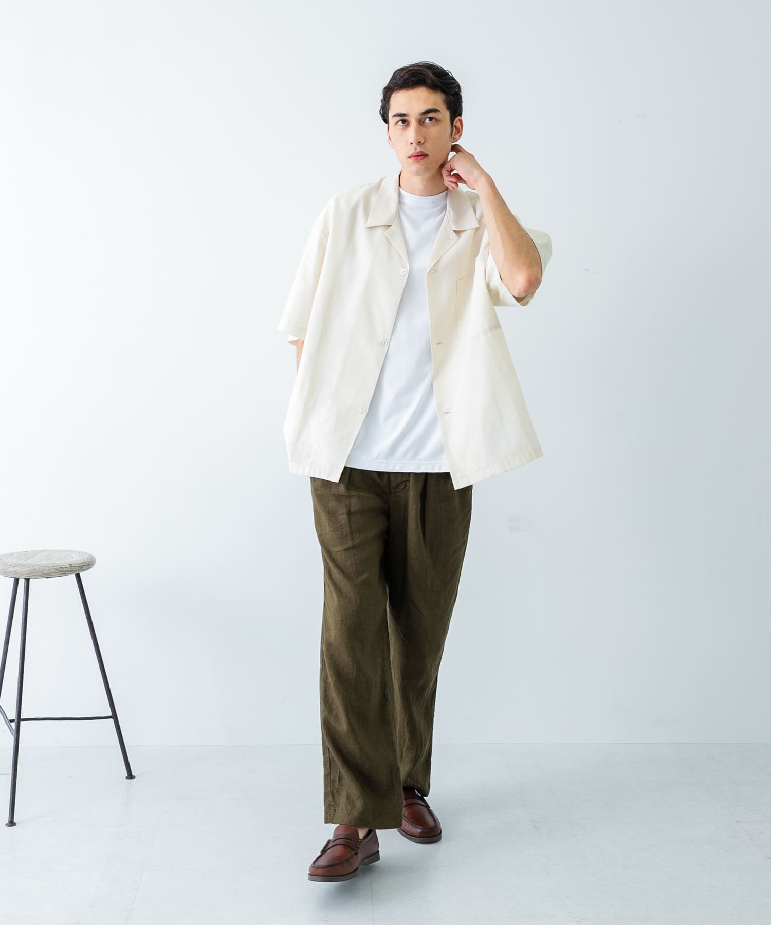 URBAN RESEARCH「『UR TECH DRYLUXE』高機能リネンシャツジャケット」|シャツ・ブラウス|