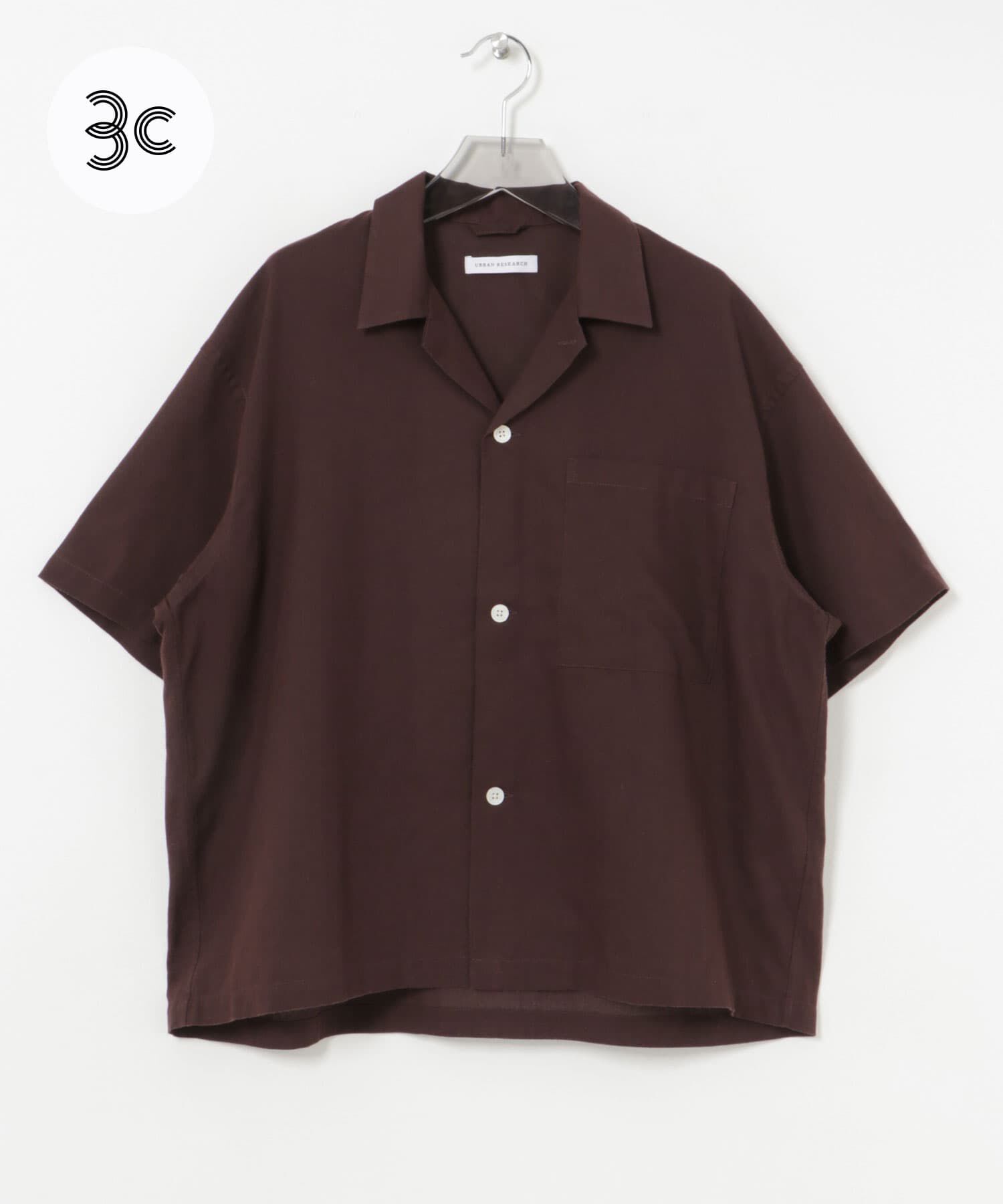 URBAN RESEARCH「『UR TECH DRYLUXE』高機能リネンシャツジャケット」|シャツ・ブラウス|バーガンディー