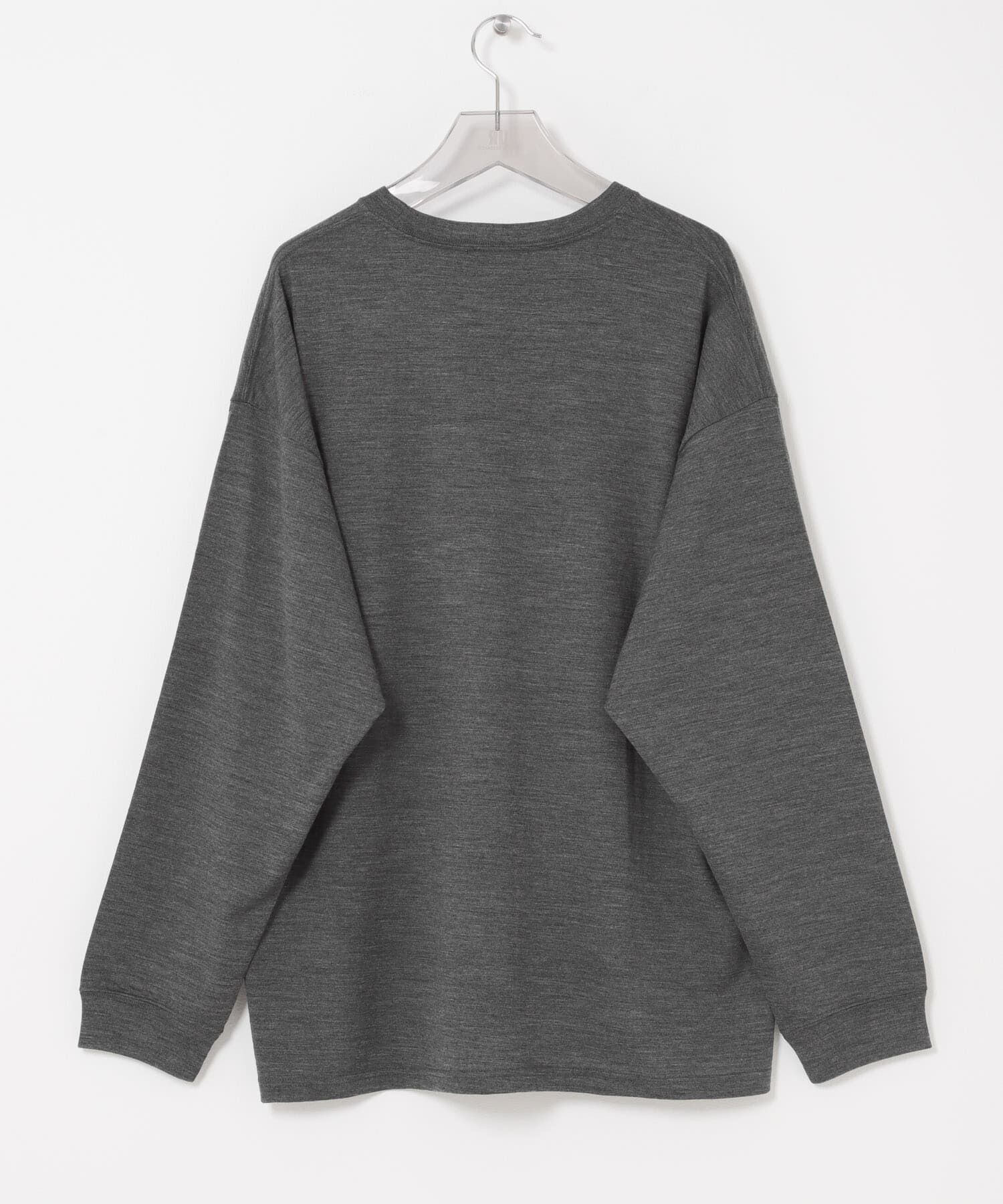 URBAN RESEARCH「new basic　WASHABLE MERINO WOOL LONG-SLEEVE」|Tシャツ・カットソー|