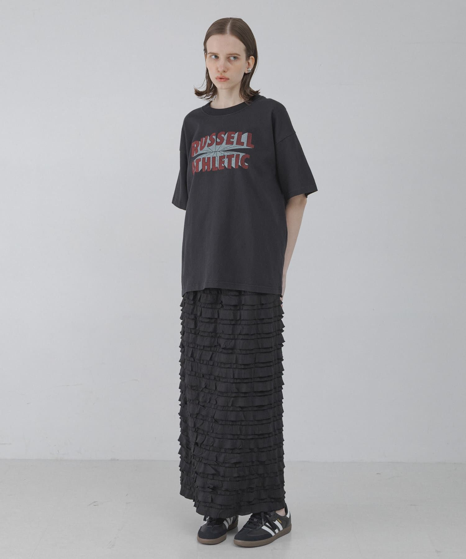 Sonny Label 「『別注』RUSSELL ATHLETIC&times;Sonny Label　ロゴプリントTシャツ」|Tシャツ・カットソー|