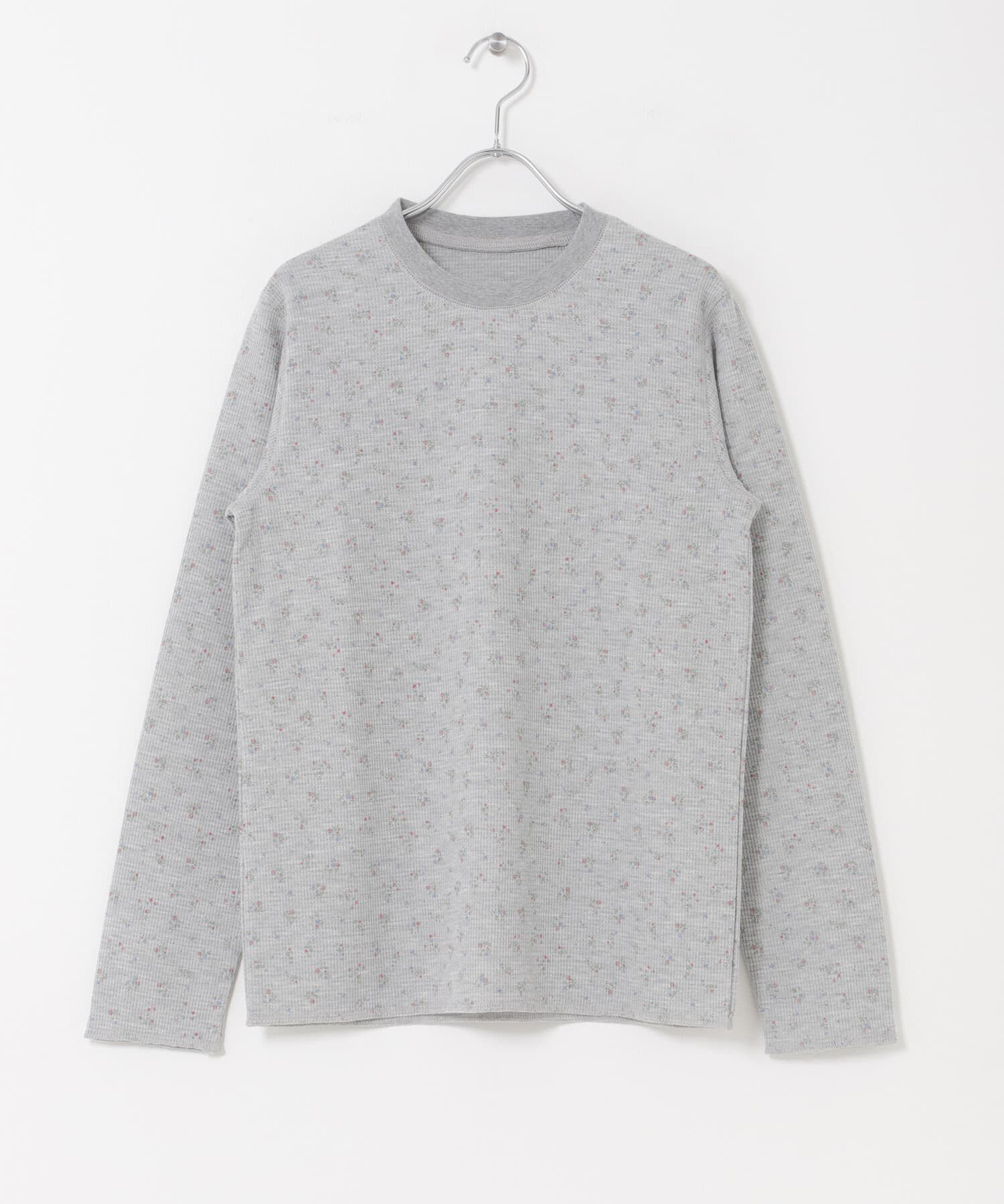 URBAN RESEARCH DOORS「『スタッフ企画』小花柄サーマルロングTシャツ」|Tシャツ・カットソー|