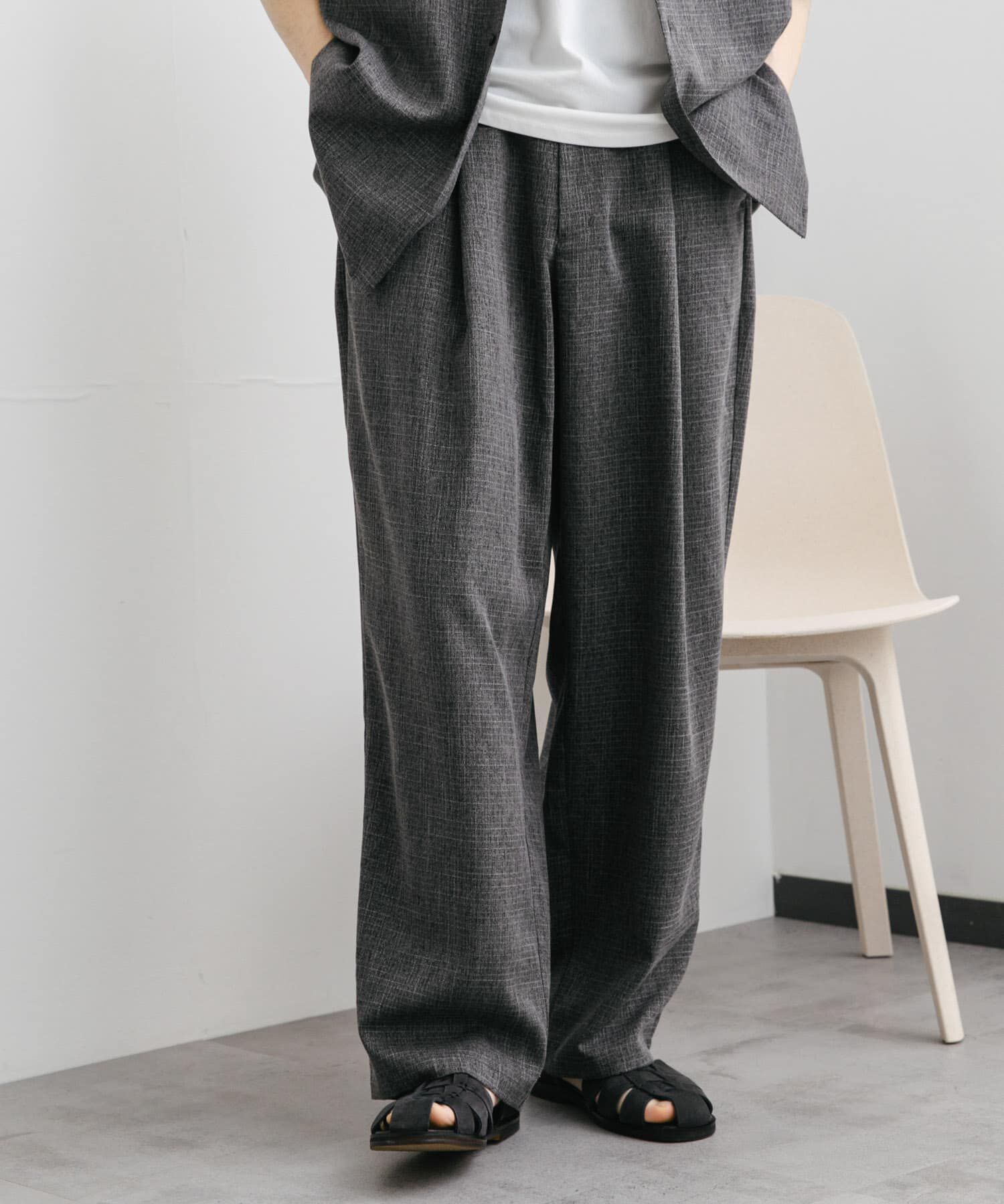 SENSE OF PLACE by URBAN RESEARCH「メランジタックワイドパンツ」|その他|
