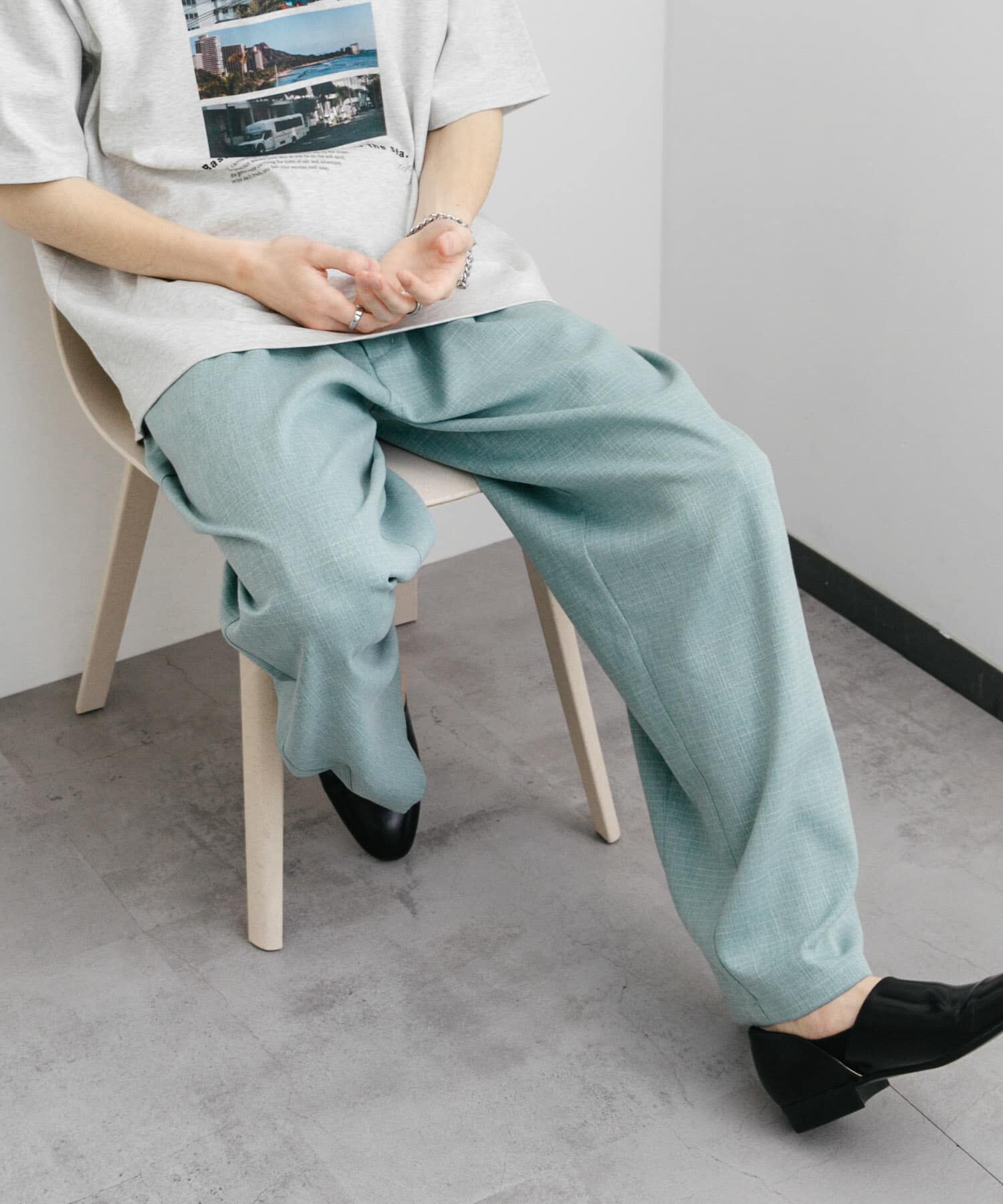 SENSE OF PLACE by URBAN RESEARCH「メランジタックワイドパンツ」|その他|