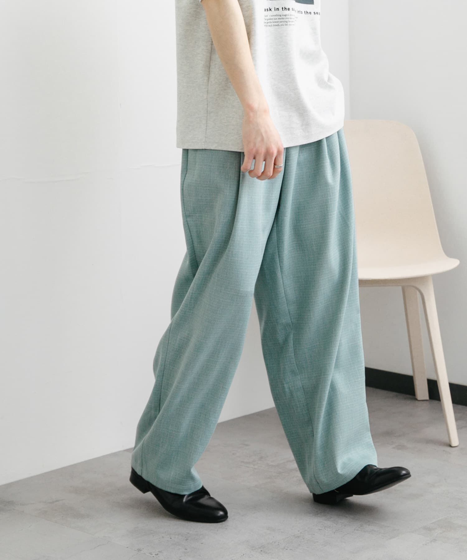 SENSE OF PLACE by URBAN RESEARCH「メランジタックワイドパンツ」|その他|