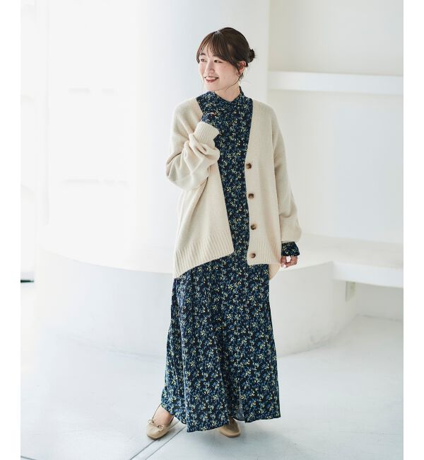 le.coeur blanc「IPEKERフリルネックワンピース」|ワンピース|