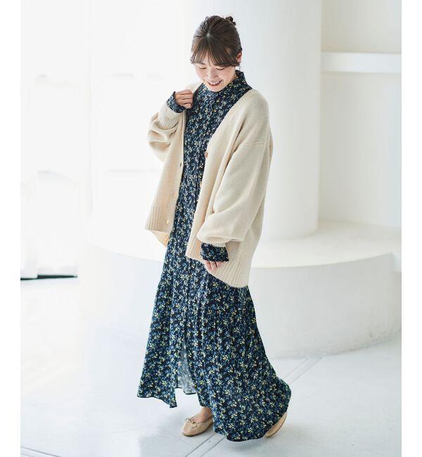 le.coeur blanc「IPEKERフリルネックワンピース」|ワンピース|