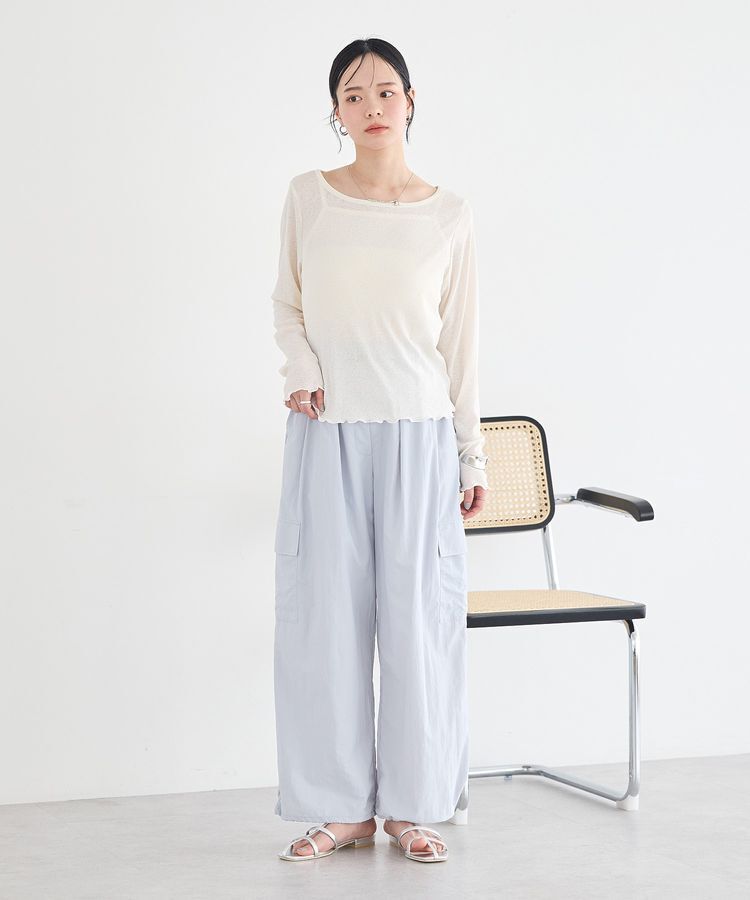 earth music&ecology「【SET】ツイストキャミレイヤードカットソー」|Tシャツ・カットソー|