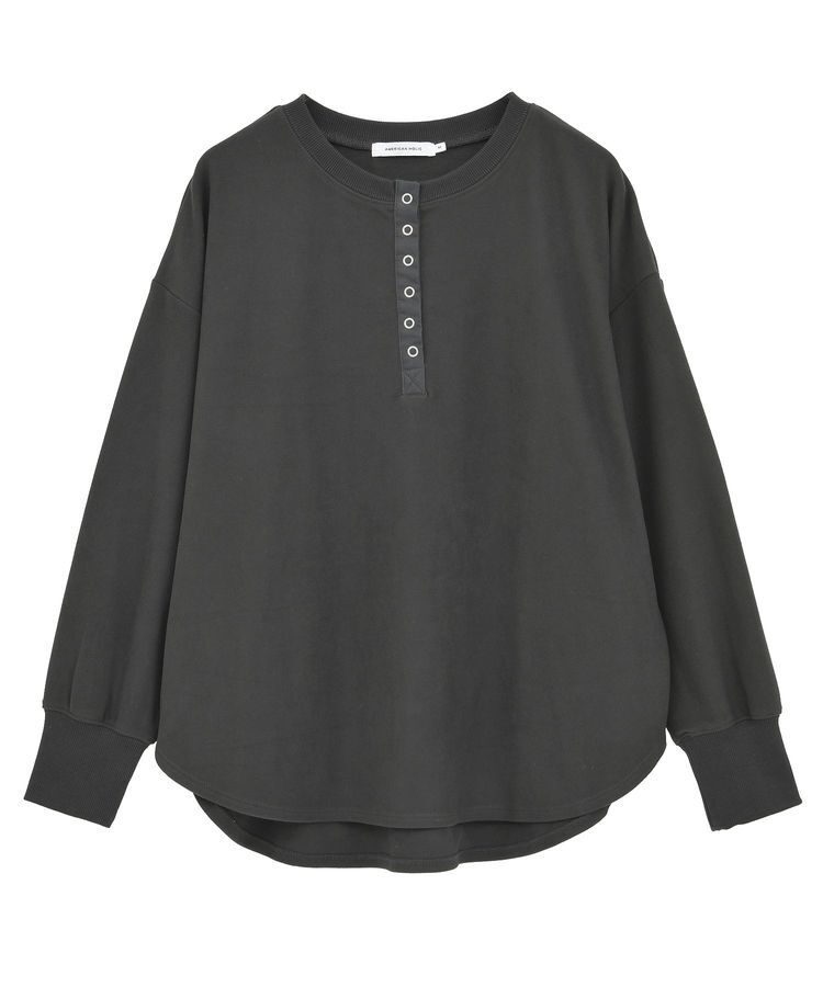 AMERICAN HOLIC「ソフトタッチヘンリーネックプルオーバー」|Tシャツ・カットソー|