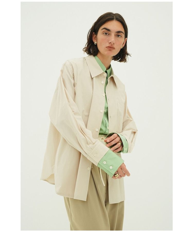 GARAGE OF GOOD CLOTHING「【CLANE】TWO TONE LAYERED SHIRTS」|シャツ・ブラウス|