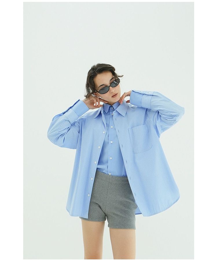 GARAGE OF GOOD CLOTHING「【CLANE】TWO TONE LAYERED SHIRTS」|シャツ・ブラウス|