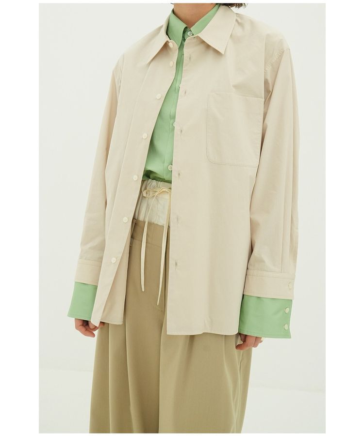GARAGE OF GOOD CLOTHING「【CLANE】TWO TONE LAYERED SHIRTS」|シャツ・ブラウス|