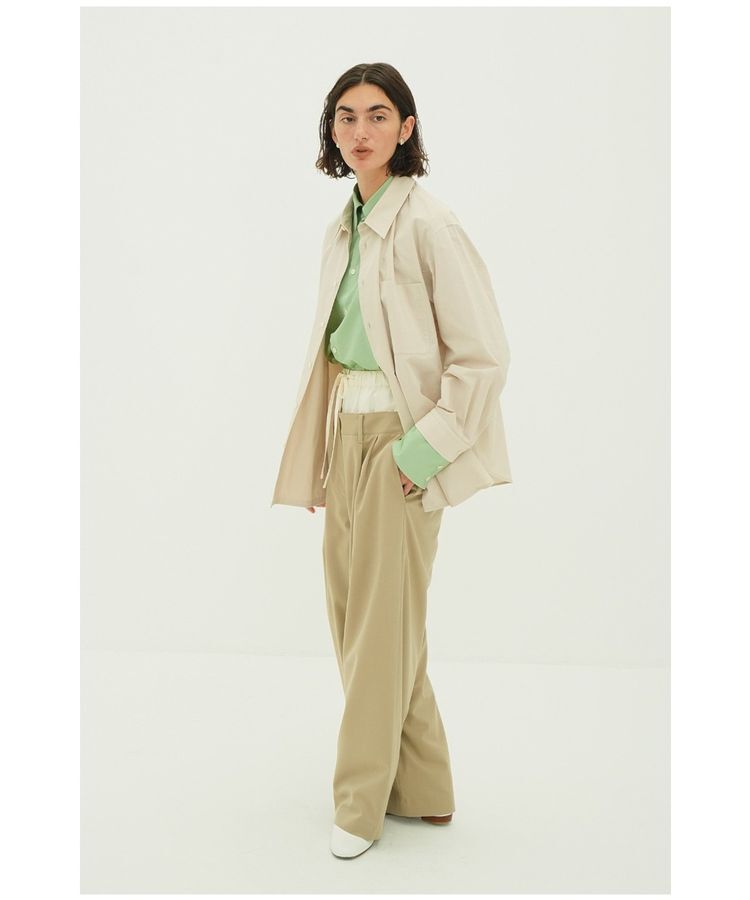 GARAGE OF GOOD CLOTHING「【CLANE】TWO TONE LAYERED SHIRTS」|シャツ・ブラウス|