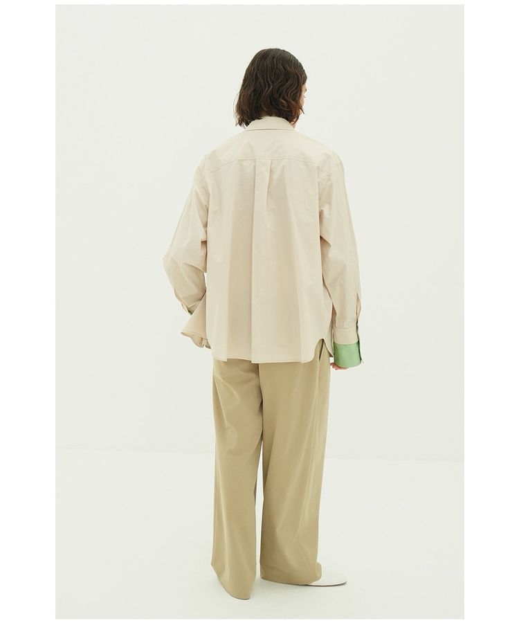 GARAGE OF GOOD CLOTHING「【CLANE】TWO TONE LAYERED SHIRTS」|シャツ・ブラウス|
