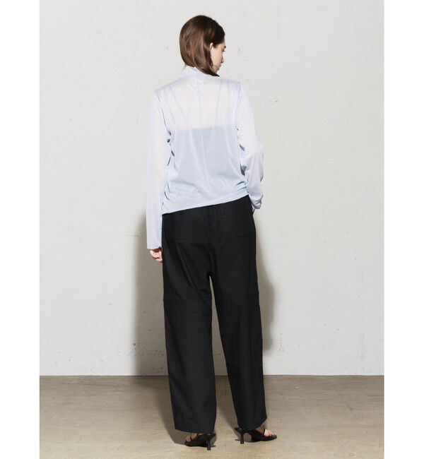 MIDIUMISOLID「MIDIUMISOLID for Ladies シアーハイネックインナー」|Tシャツ・カットソー|
