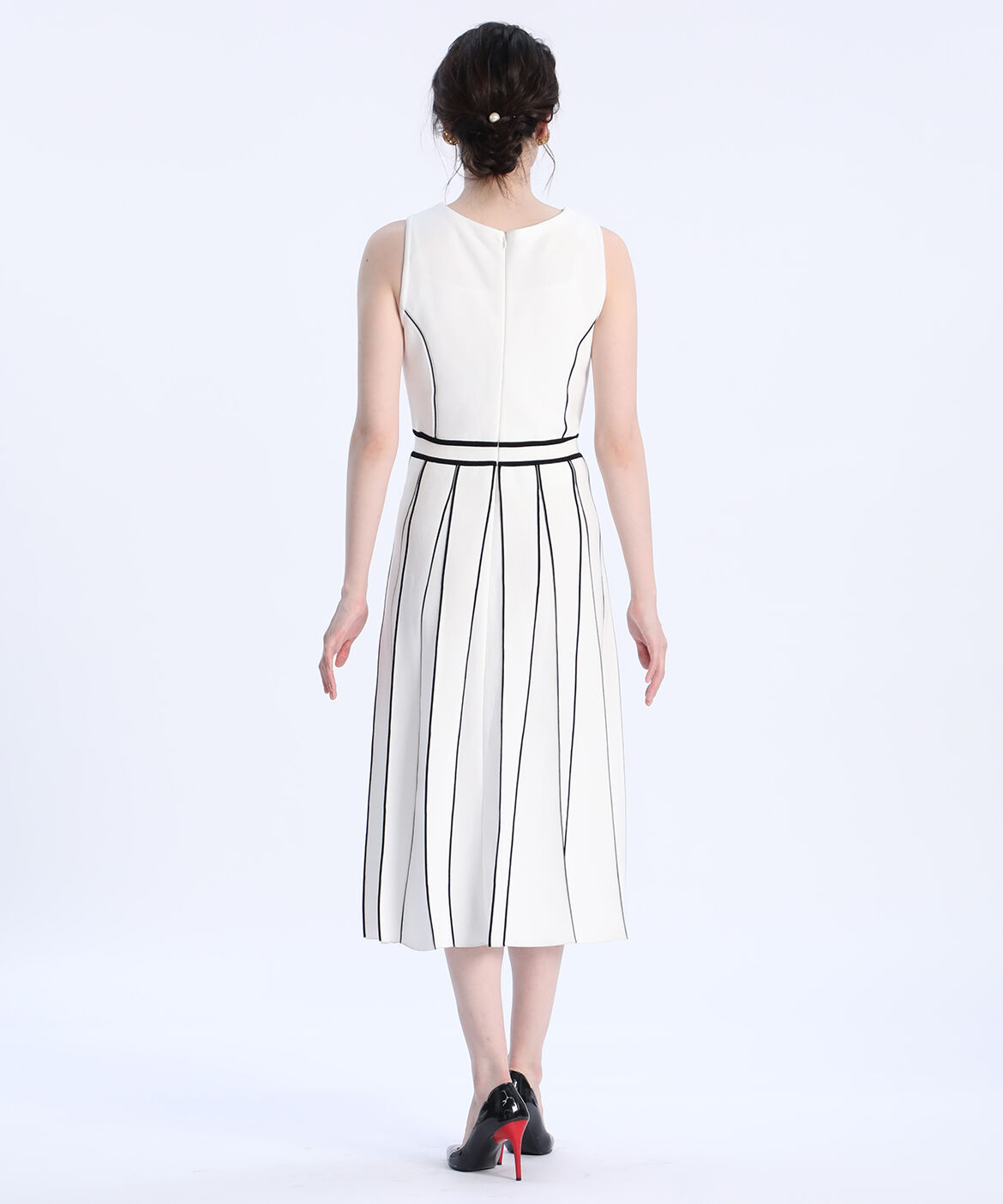 Maglie le cassetto「《M Maglie le cassetto》ラインニットワンピース」|ワンピース|