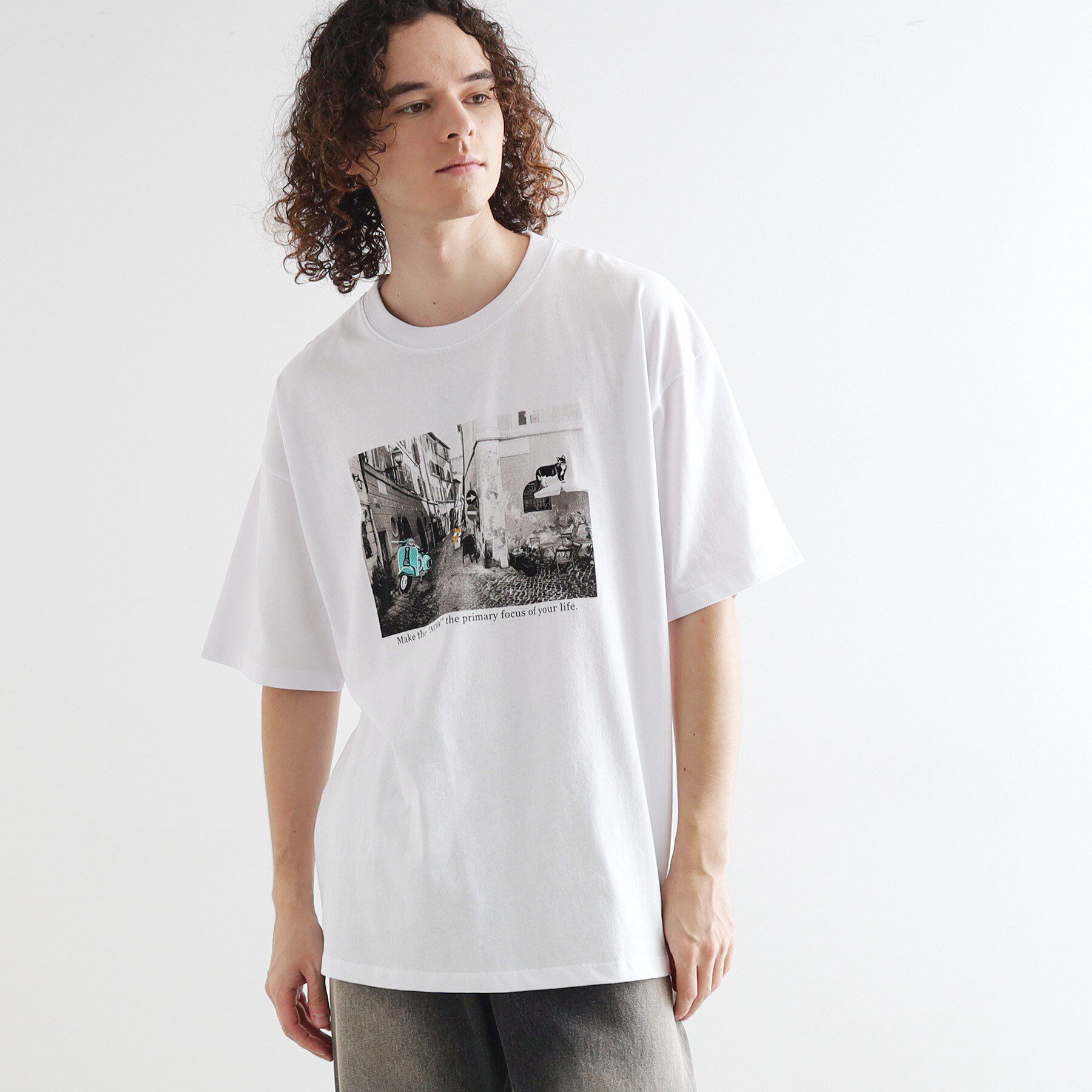 tk.TAKEO KIKUCHI「フォト刺繍Tシャツ」|Tシャツ・カットソー|