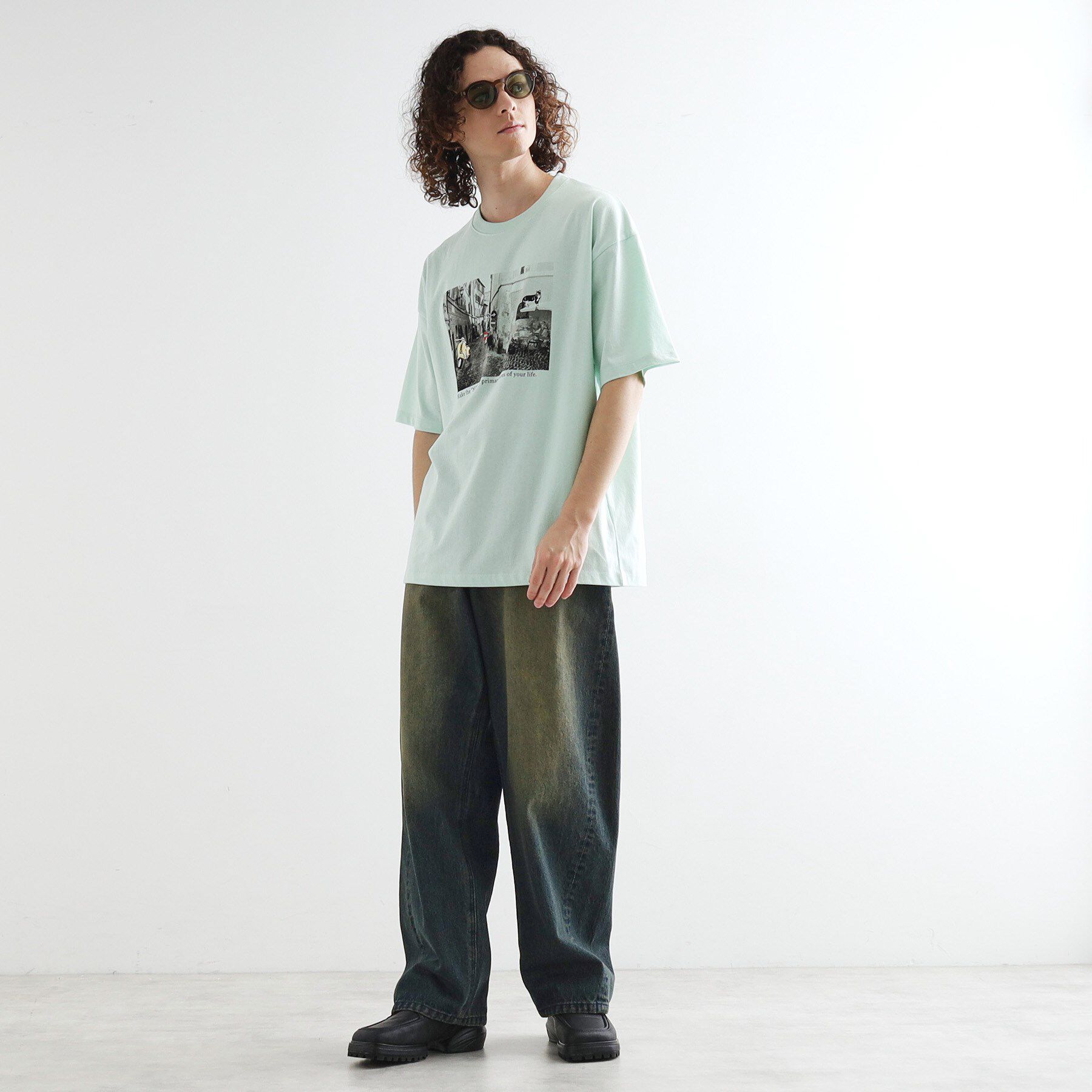 tk.TAKEO KIKUCHI「フォト刺繍Tシャツ」|Tシャツ・カットソー|