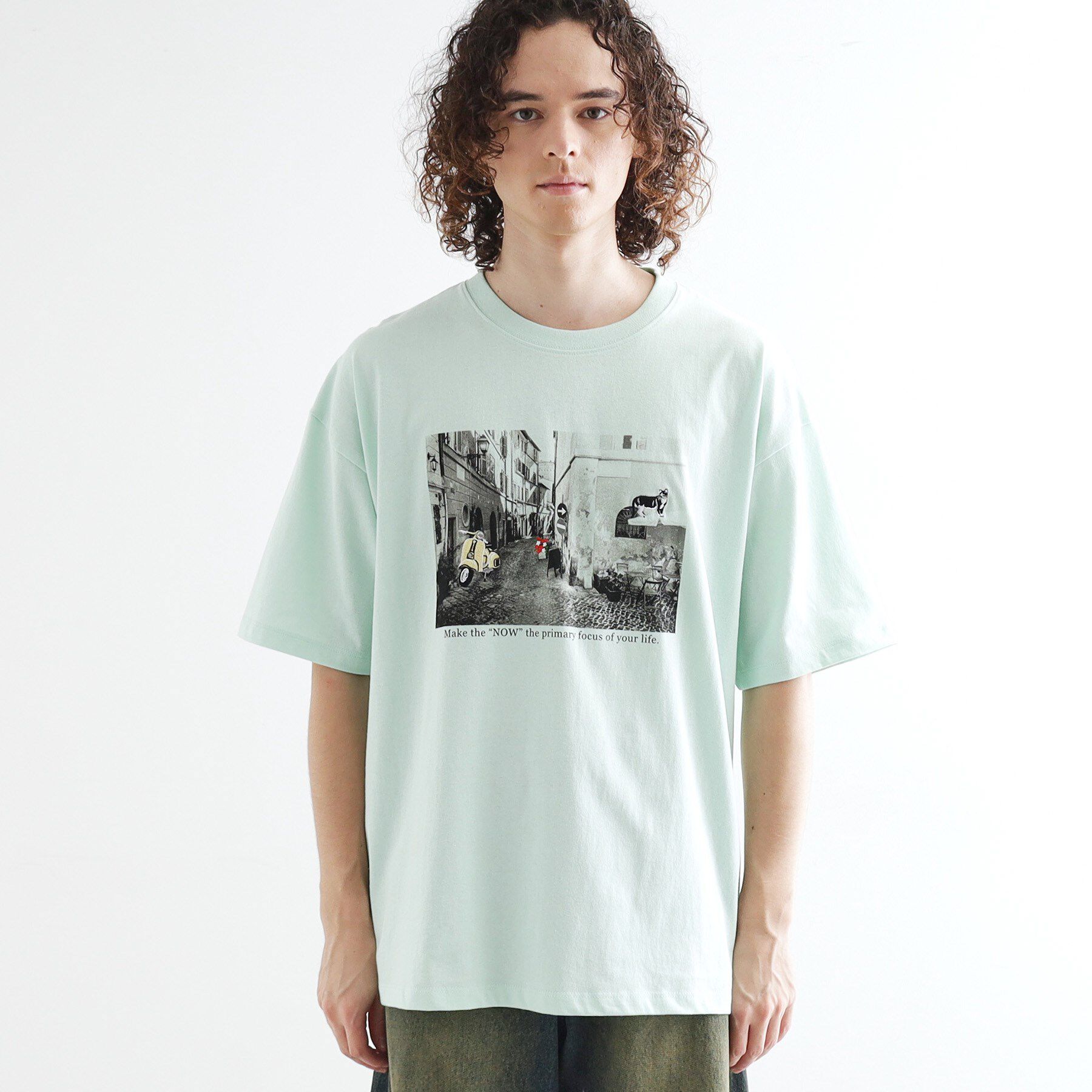 tk.TAKEO KIKUCHI「フォト刺繍Tシャツ」|Tシャツ・カットソー|