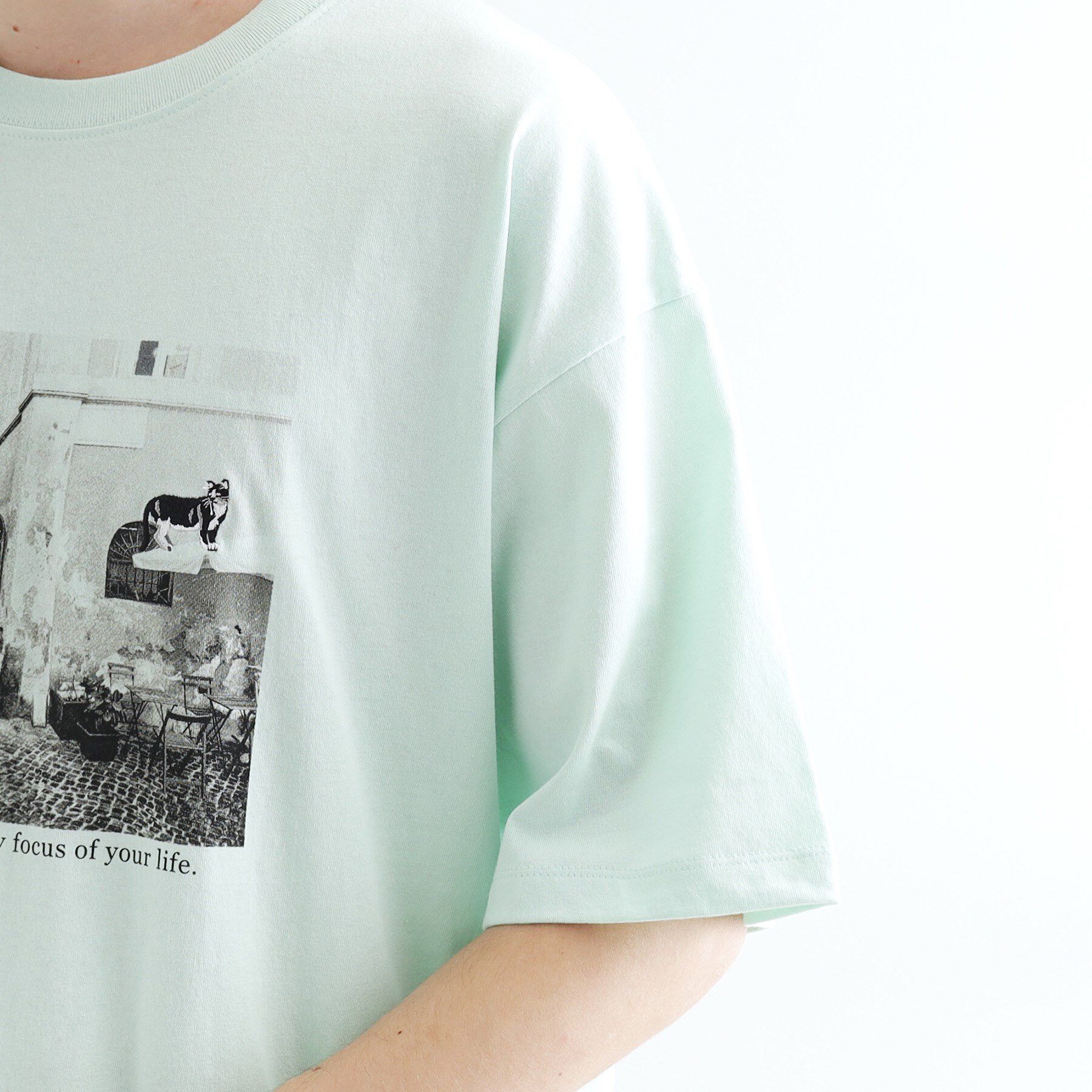 tk.TAKEO KIKUCHI「フォト刺繍Tシャツ」|Tシャツ・カットソー|