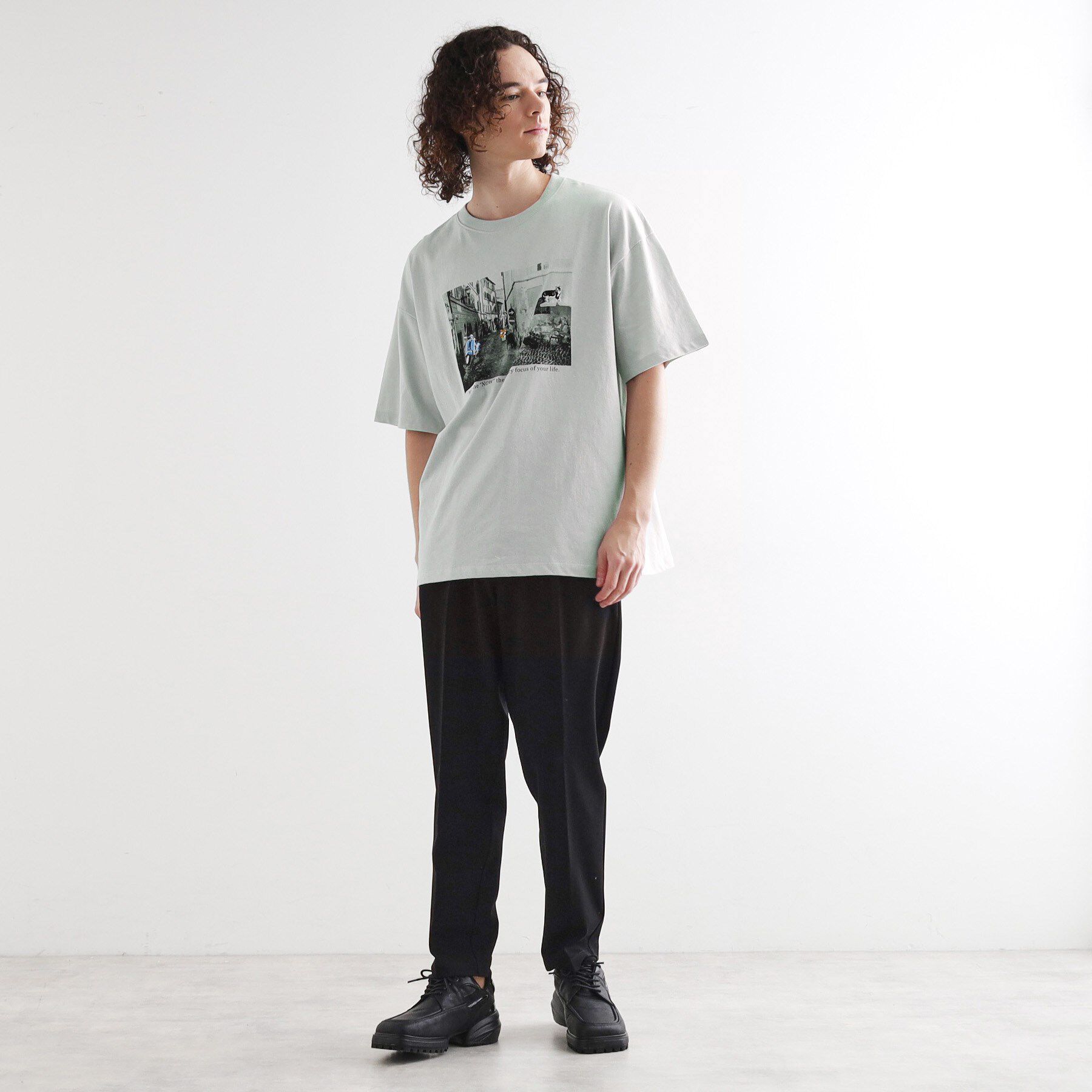 tk.TAKEO KIKUCHI「フォト刺繍Tシャツ」|Tシャツ・カットソー|
