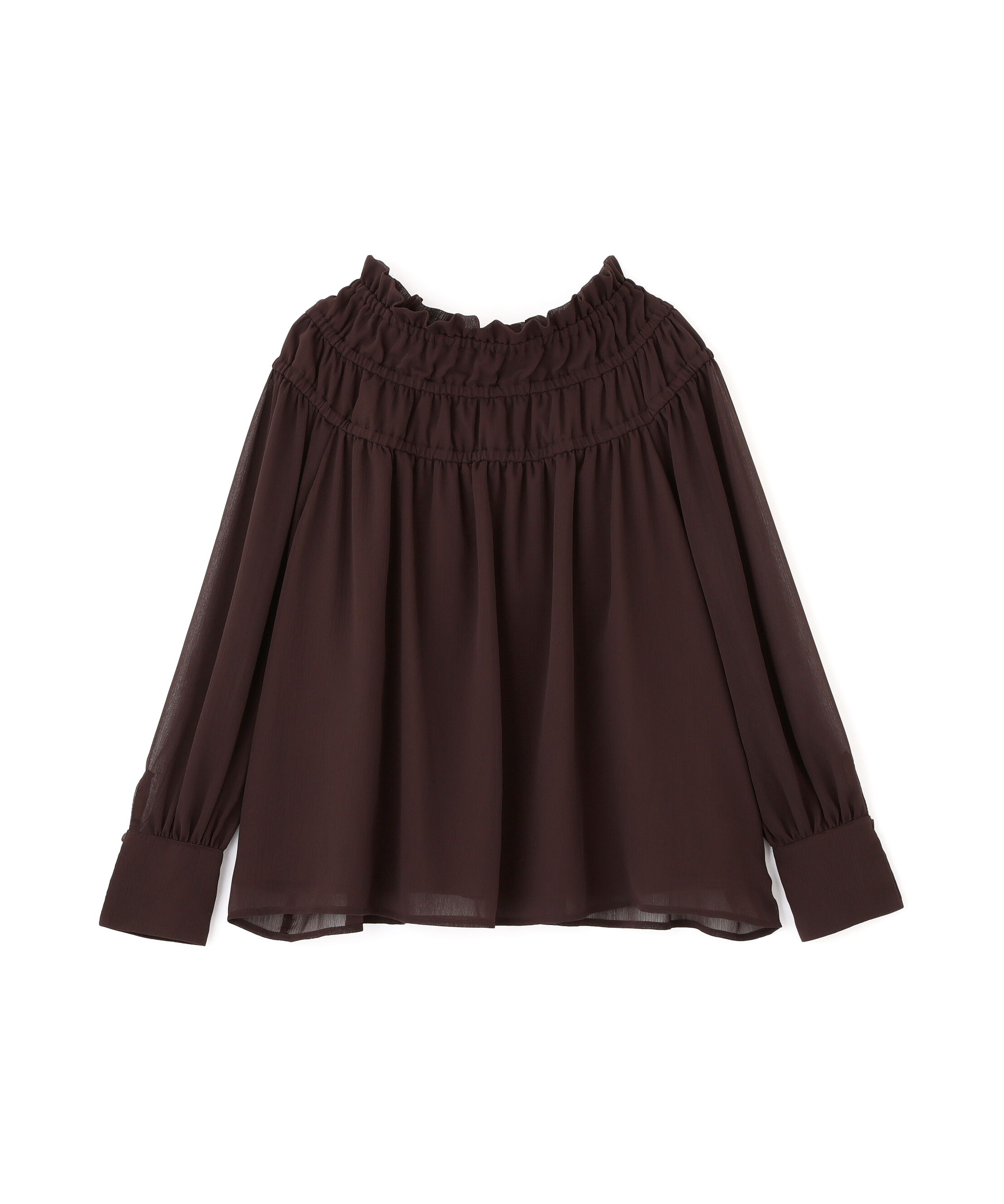  「シャーリングショルダーブラウス」|シャツ・ブラウス|