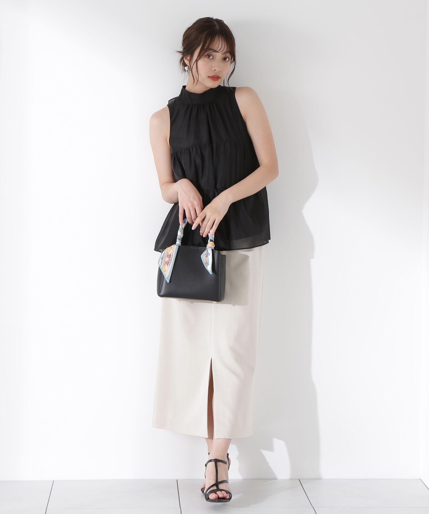 PROPORTION BODY DRESSING「ティアードボウタイブラウス」|シャツ・ブラウス|