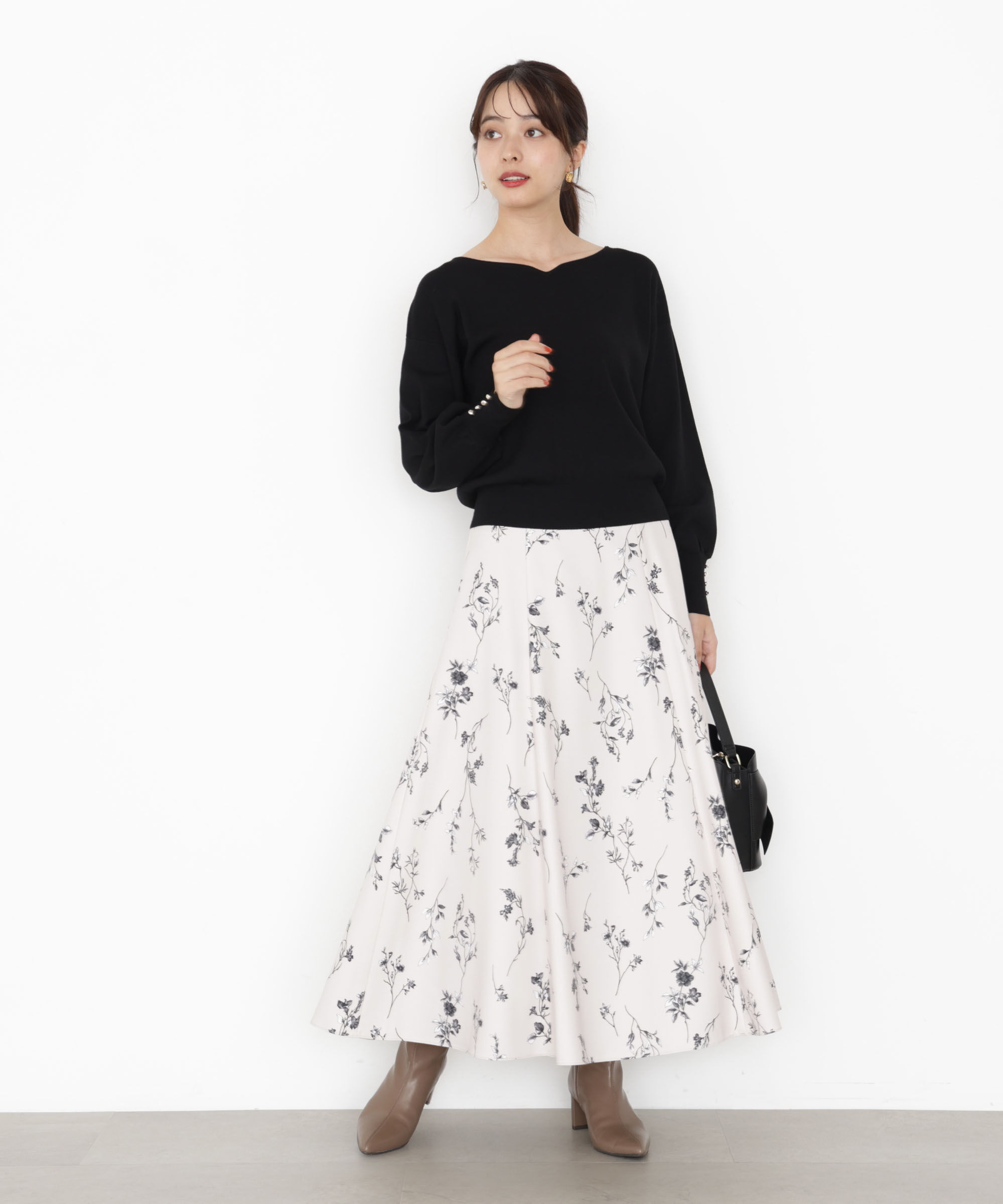 PROPORTION BODY DRESSING「＜ハンドウォッシャブル＞ハートカット総針ニット 25AW」|ニット・セーター|