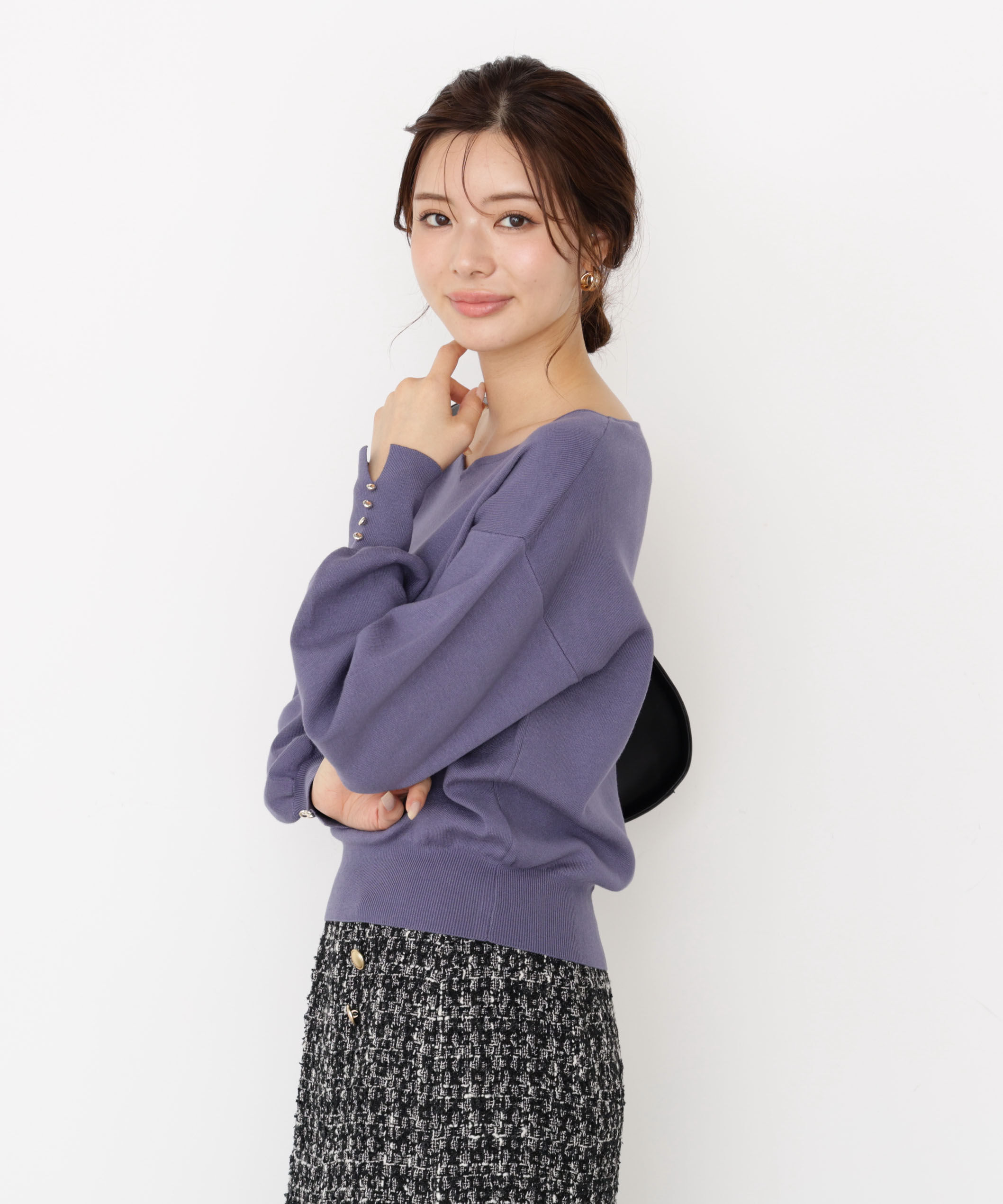 PROPORTION BODY DRESSING「＜ハンドウォッシャブル＞ハートカット総針ニット 25AW」|ニット・セーター|
