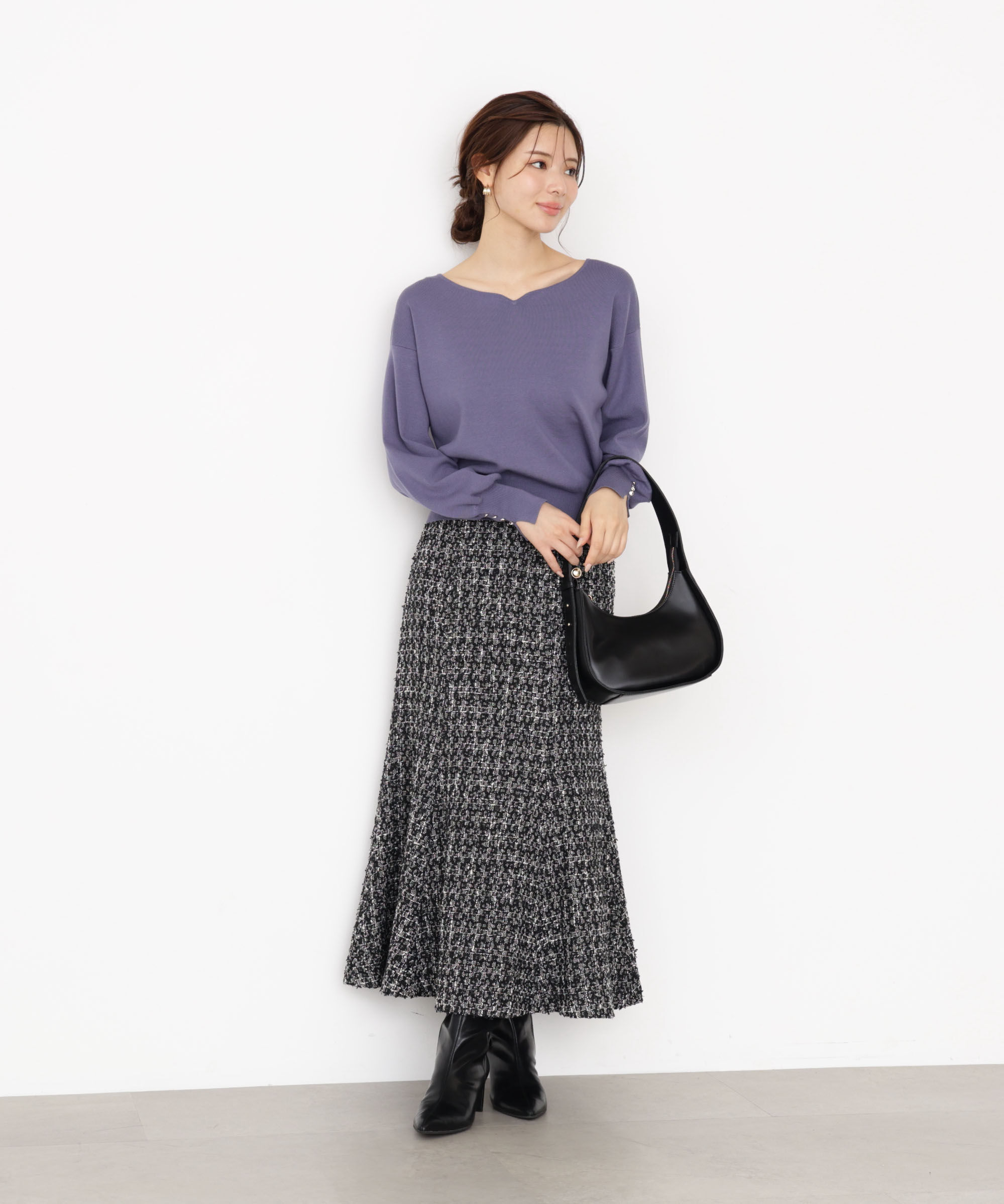 PROPORTION BODY DRESSING「＜ハンドウォッシャブル＞ハートカット総針ニット 25AW」|ニット・セーター|