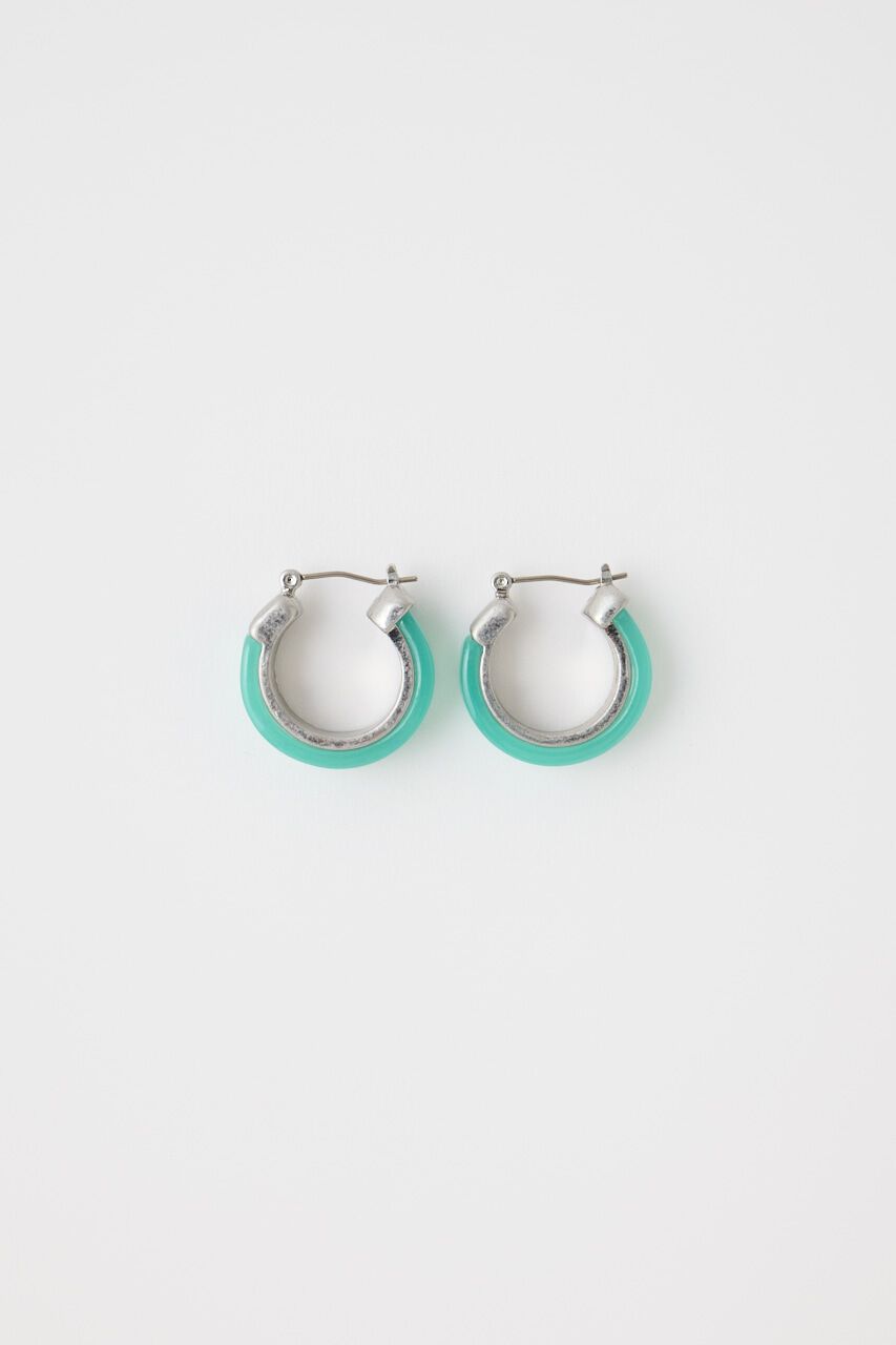 MOUSSY「MARBLE CLASSIC HOOP イヤリング」|ピアス|SLV