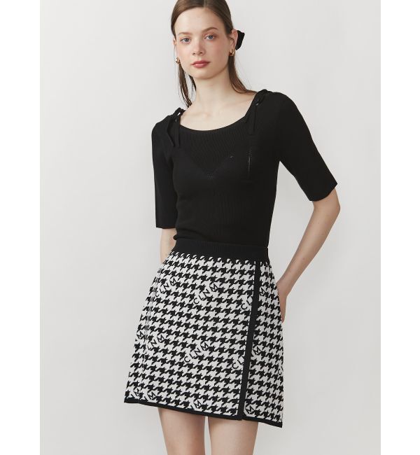 CALNAMUR「CAMI LIKE RIB KNIT/キャミライクリブニット」|ニット・セーター|