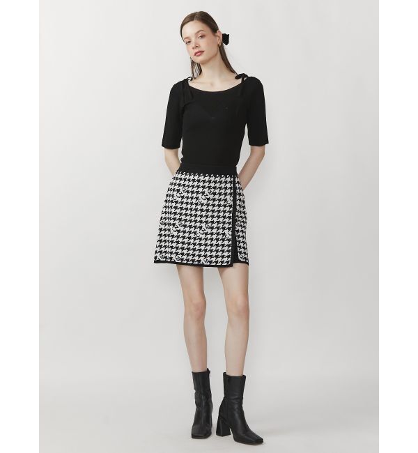 CALNAMUR「CAMI LIKE RIB KNIT/キャミライクリブニット」|ニット・セーター|