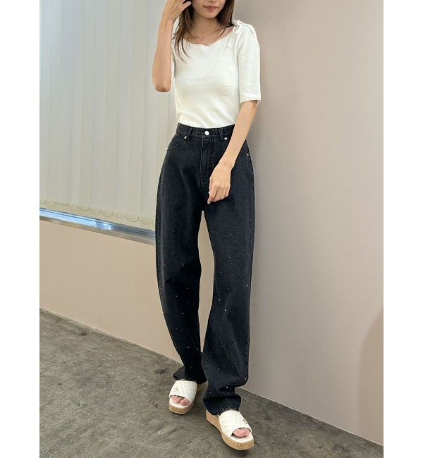 CALNAMUR「CAMI LIKE RIB KNIT/キャミライクリブニット」|ニット・セーター|
