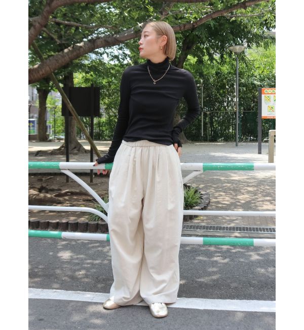 Ungrid「ハイネックシアーロングスリーブTee」|Tシャツ・カットソー|