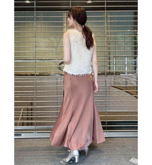 LAGUNAMOON「フェザーライクVネックトップス」|シャツ・ブラウス|