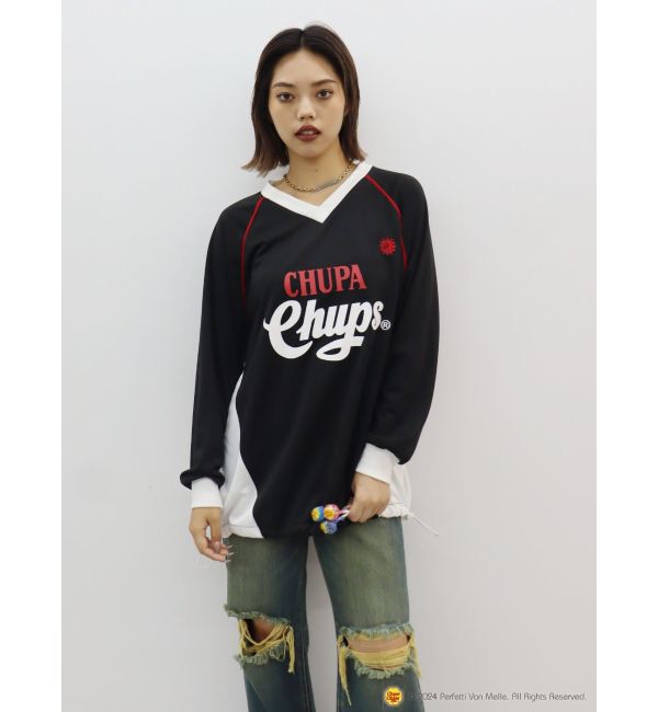 EVRIS「【EVRIS&times;Chupa Chups】ユニホームトップス」|Tシャツ・カットソー|