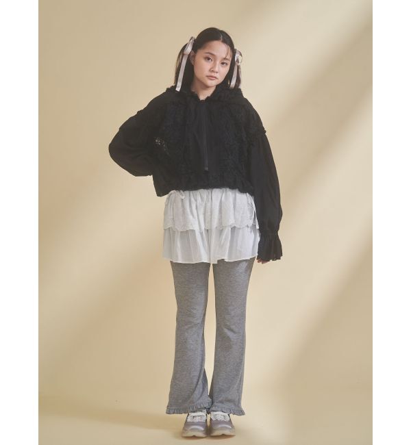 merry jenny「satin frill bandスニーカー」|スニーカー|