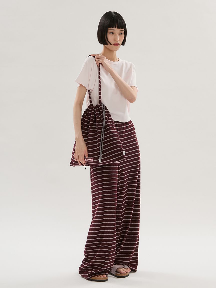 emmi atelier「ソフトタッチクロップドTシャツ」|Tシャツ・カットソー|