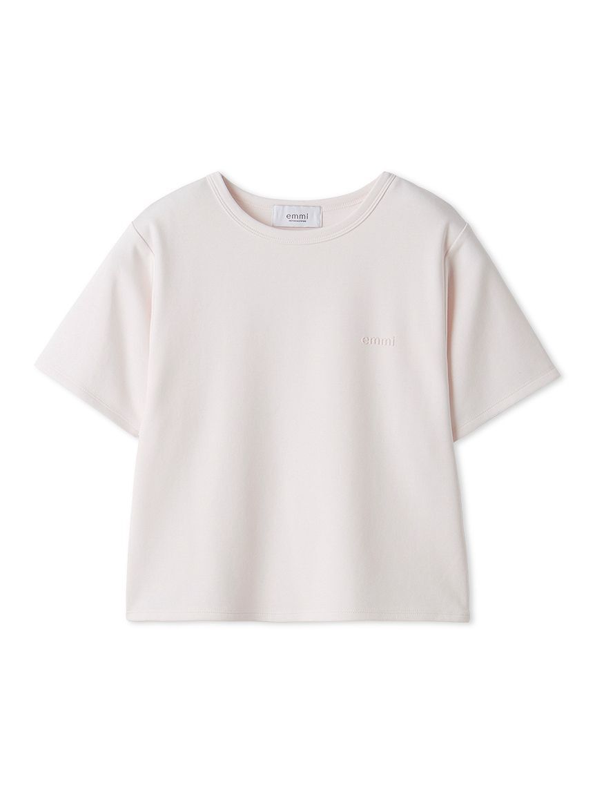 emmi atelier「ソフトタッチクロップドTシャツ」|Tシャツ・カットソー|