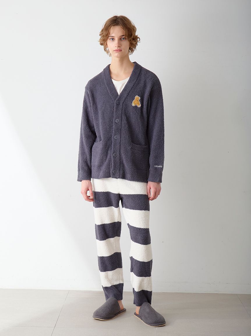 GELATO PIQUE HOMME「【ONLINE限定】【HOMME】ベビモコベアワンポイントカーディガン」|カーディガン|