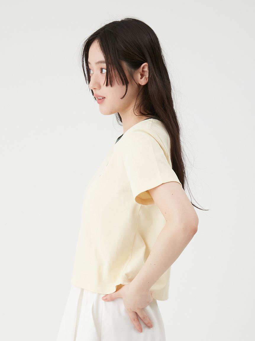 LILY BROWN「【Lily Bear】コンパクトTシャツ(接触冷感)」|Tシャツ・カットソー|