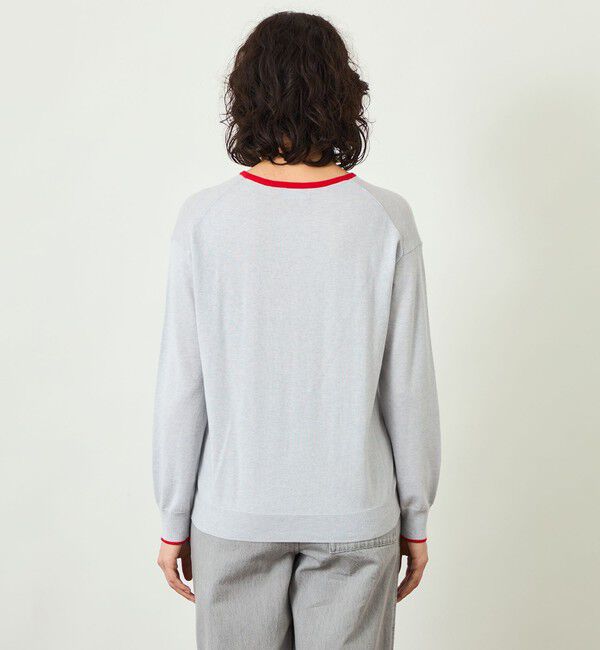 MACKINTOSH PHILOSOPHY「GREY LABEL バイカラークルーネックニット」|ニット・セーター|