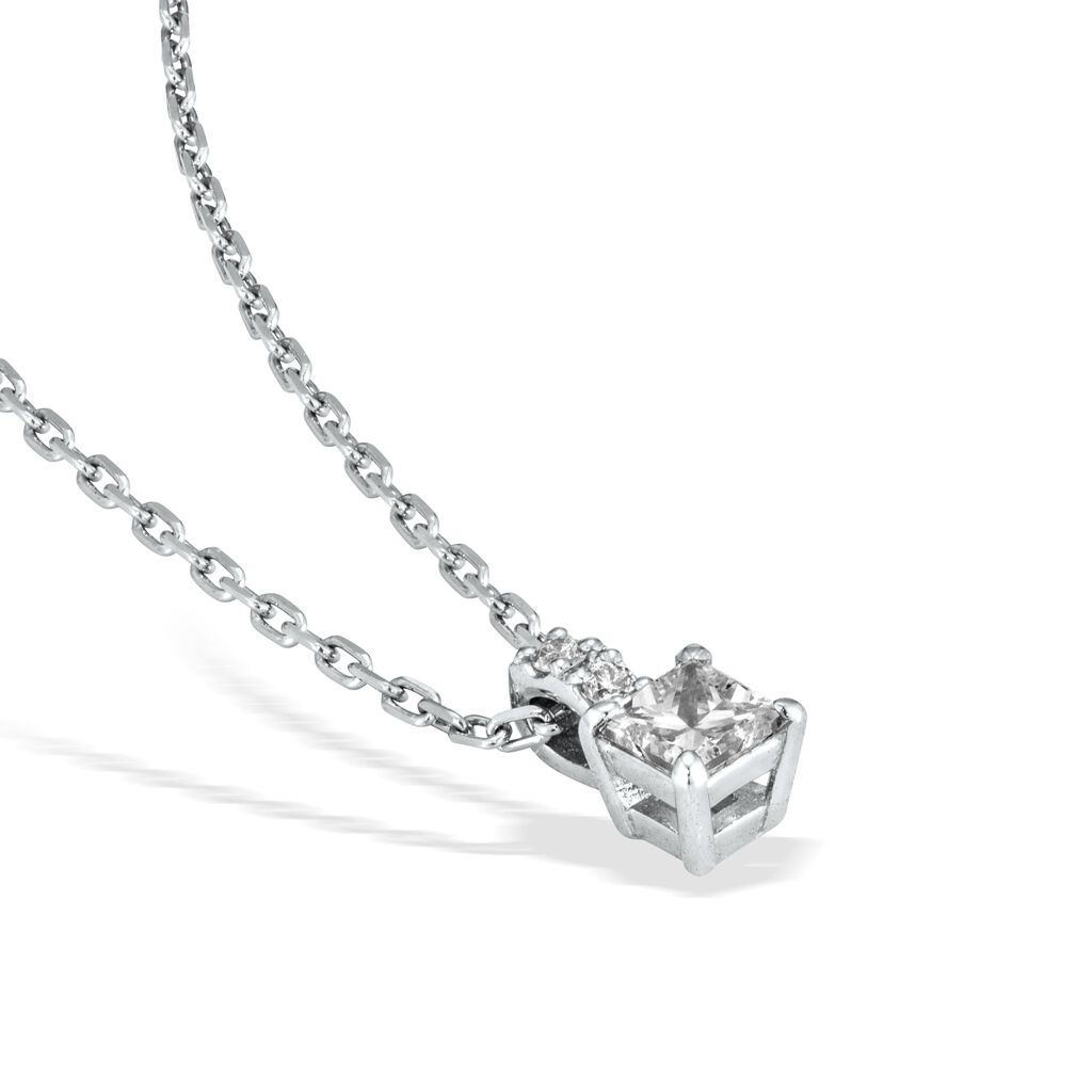 STAR JEWELRY「PRINCESS CUT DIAMONDS」|ネックレス|