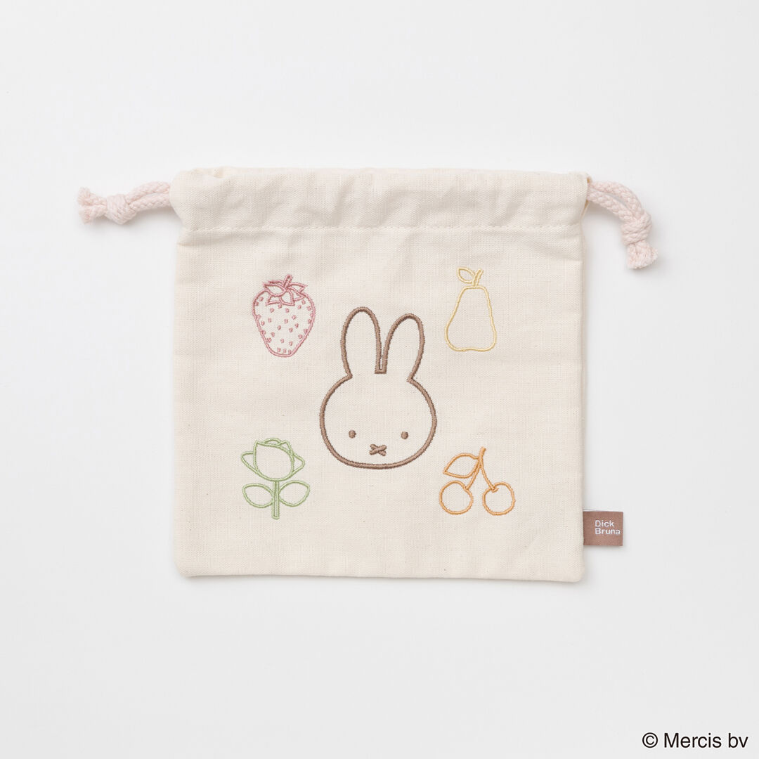  「BRUNA Colorful Line 巾着」|ポーチ|ミッフィー