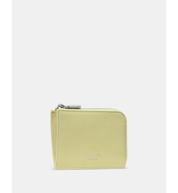 kate spade new york「シャイニーレザー ミニ ジップ カード ケース」|名刺入れ・カードケース|