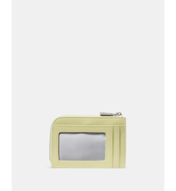 kate spade new york「シャイニーレザー ミニ ジップ カード ケース」|名刺入れ・カードケース|