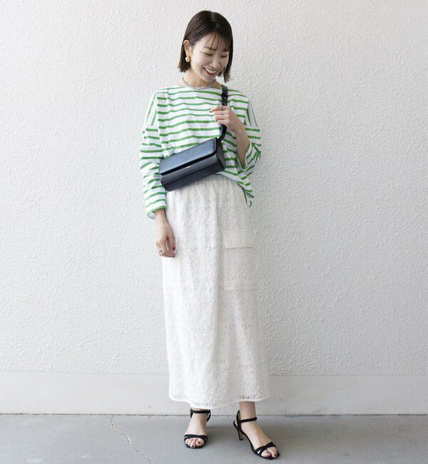 SHIPS any「Le minor:〈洗濯機可能〉ロングスリーブ ボーダー TEE 25SS」|Tシャツ・カットソー|
