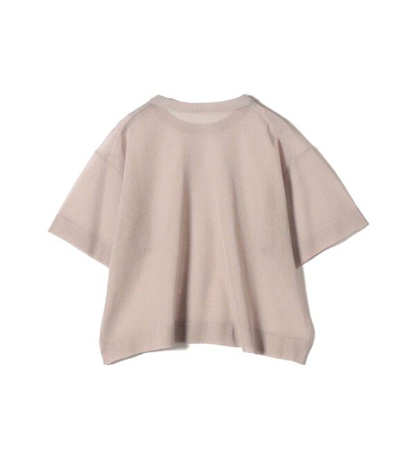 SHIPS Colors 「SHIPS Colors:〈手洗い可能〉シアー ニット TEE」|ニット・セーター|