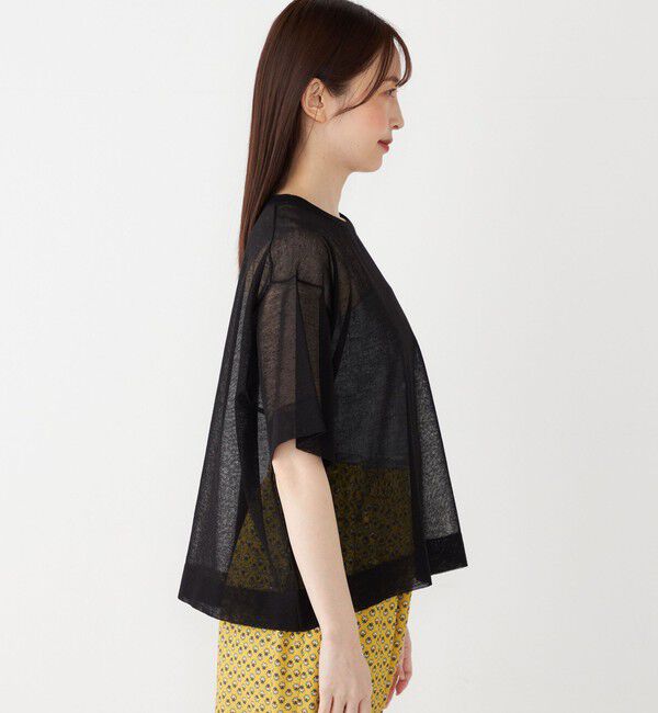 SHIPS Colors 「SHIPS Colors:〈手洗い可能〉シアー ニット TEE」|ニット・セーター|