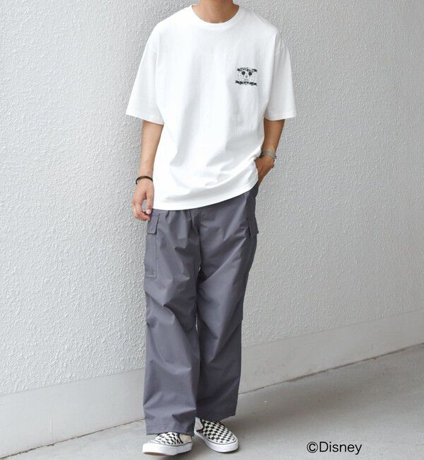 SHIPS any「SHIPS any: /ミッキーマウス/ サイン & ポージング Tシャツ◇」|Tシャツ・カットソー|